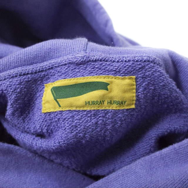 HURRAY HURRAY フレイフレイ フレーフレー WINGFOOT HOODIE ウイングフットフーディ C4033 1 パープル プルオーバーパーカー g8106 |  | 08