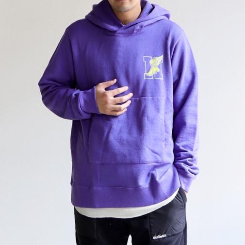 HURRAY HURRAY フレイフレイ フレーフレー WINGFOOT HOODIE ウイングフットフーディ C4033 1 パープル プルオーバーパーカー g8106 |  | 09