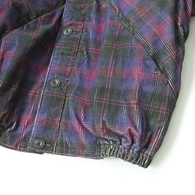 HURRAY HURRAY フレイフレイ フレーフレー CORDUROY PLAID PADDING JACKET コーデュロイチェック中綿ジャケット C1012 1 NAVY/RED g8107 |  | 03
