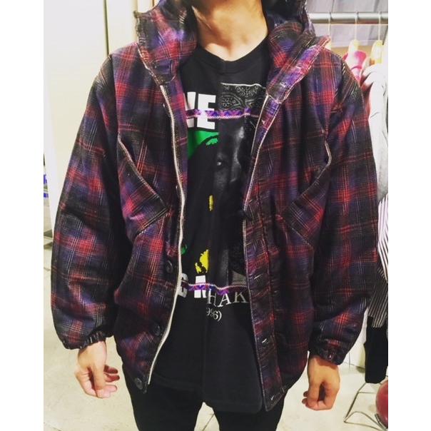 HURRAY HURRAY フレイフレイ フレーフレー CORDUROY PLAID PADDING JACKET コーデュロイチェック中綿ジャケット C1012 1 NAVY/RED g8107 |  | 08