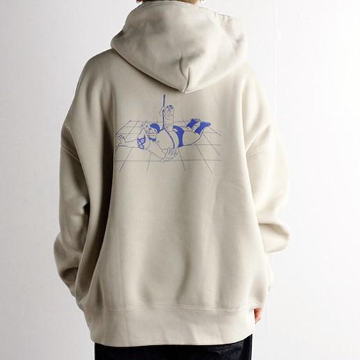 BRU NA BOINNE ブルーナボイン 子煩悩レスラーシアターパーカー MP KB-019 L サンドベージュ スウェット プルオーバー トップス g8111 |  | 08