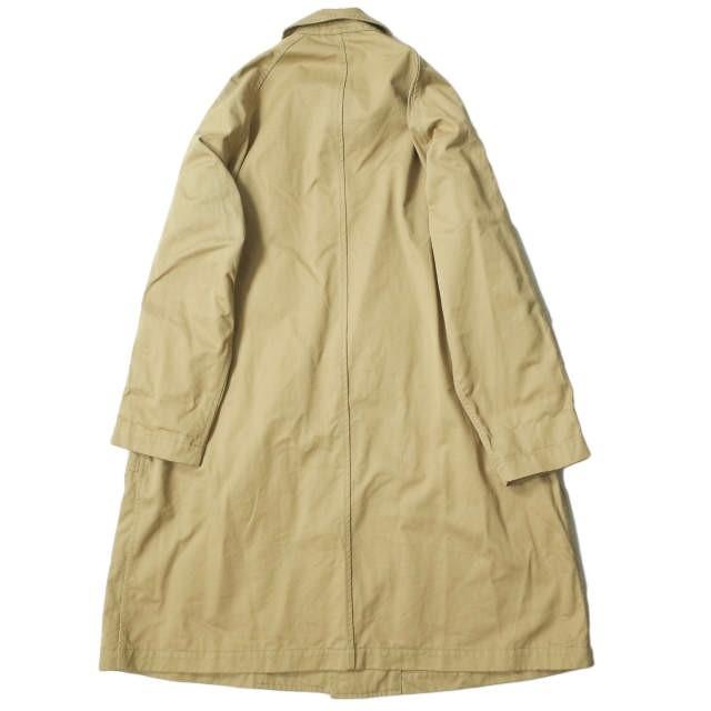 BRU NA BOINNE ブルーナボイン 日本製 アルチザンコート2号 No.5407 XL ベージュ ステンカラー 高密度チノクロス アウター g8113 |  | 01