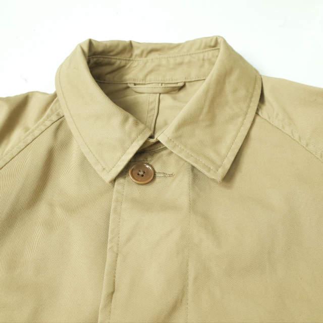 BRU NA BOINNE ブルーナボイン 日本製 アルチザンコート2号 No.5407 XL ベージュ ステンカラー 高密度チノクロス アウター g8113 |  | 02