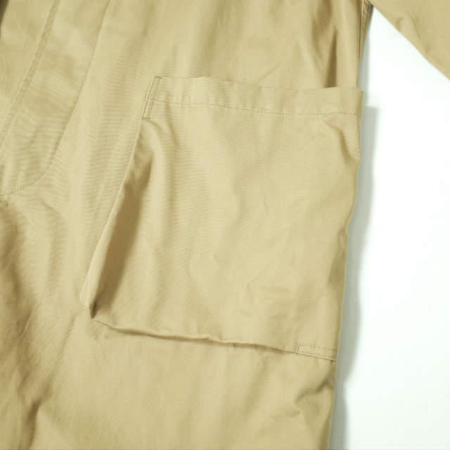 BRU NA BOINNE ブルーナボイン 日本製 アルチザンコート2号 No.5407 XL ベージュ ステンカラー 高密度チノクロス アウター g8113 |  | 03