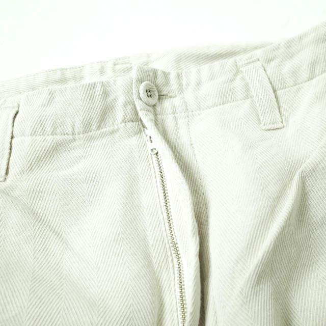 BRU NA BOINNE ブルーナボイン 日本製 バルツァ ヘリンボーンジョッパーズパンツ No.7402 2 IVORY ジップフライ コットンリネン g8118 |  | 02