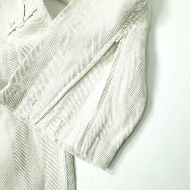 BRU NA BOINNE ブルーナボイン 日本製 バルツァ ヘリンボーンジョッパーズパンツ No.7402 2 IVORY ジップフライ コットンリネン g8118 |  | 06
