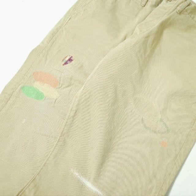 BRU NA BOINNE ブルーナボイン 日本製 ラッキーチノ 1 ベージュ ハッピー 刺繍 タタキ チノパンツ ボトムス g8119 |  | 05