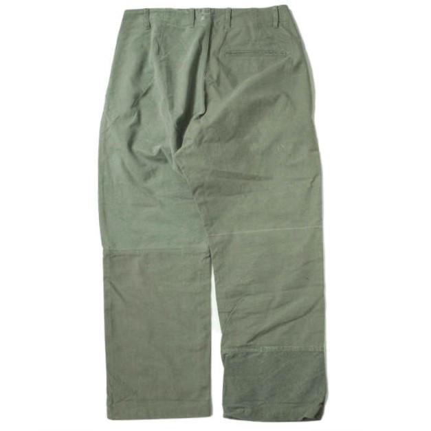 ink インク 日本製 German Military Adjustment Tuck Pants - FUNK ドイツ軍 アジャスタータックパンツ L KHAKI リメイク 再構築 g8130 |  | 01