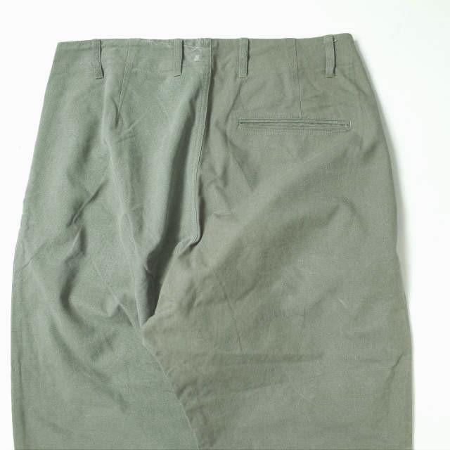 ink インク 日本製 German Military Adjustment Tuck Pants - FUNK ドイツ軍 アジャスタータックパンツ L KHAKI リメイク 再構築 g8130 |  | 05