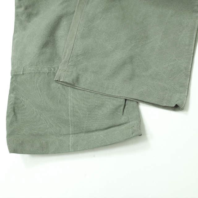 ink インク 日本製 German Military Adjustment Tuck Pants - FUNK ドイツ軍 アジャスタータックパンツ L KHAKI リメイク 再構築 g8130 |  | 06