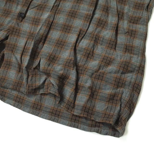 COMOLI コモリ 19SS 日本製 レーヨン オープンカラーシャツ P01 COMOLI コモリ 19SS 日本製 レーヨン オープンカラーシャツ P01