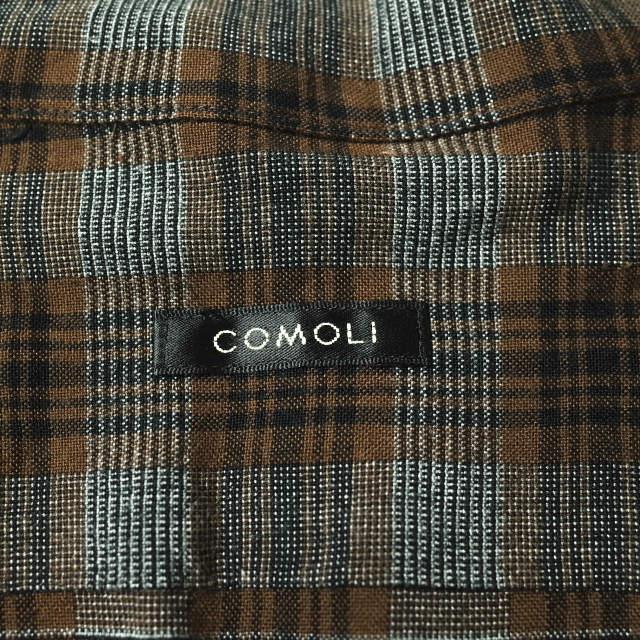 COMOLI コモリ 19SS 日本製 レーヨン オープンカラーシャツ P01 COMOLI コモリ 19SS 日本製 レーヨン オープンカラーシャツ P01