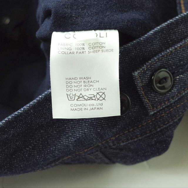 COMOLI コモリ 日本製 デニムG.I.ジャケット J03-01010 2 Indigo COMOLI コモリ 日本製 デニムG.I.ジャケット J03-01010 2 Indigo