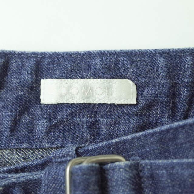 COMOLI コモリ 日本製 BELTED DENIM PANTS ベルテッドデニム COMOLI コモリ 日本製 BELTED DENIM PANTS ベルテッドデニム