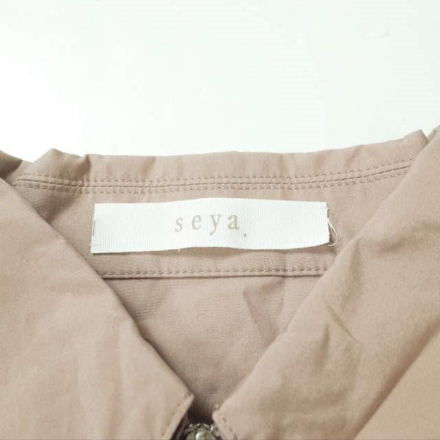 seya. (セヤ) シャツジャケット　ブルゾン seya. セヤ 20SS LIGHT BLOUSON MICRO BRUSHED COTTON ライトブルゾン