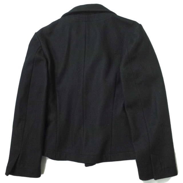 FRANK LEDER フランクリーダー ドイツ製 メルトンショートPコート 0322017 S ブラック ピーコート ジャーマンレザー アウター g8202 |  | 01