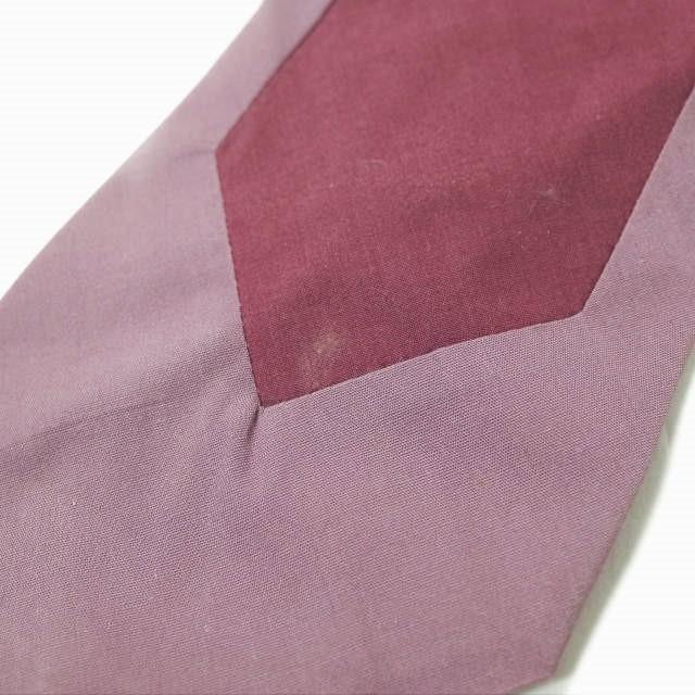 FRANK LEDER フランクリーダー ツートーンコットンネクタイ パープル/ワインレッド アスコットタイ g8204 |  | 04