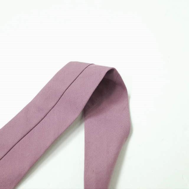 FRANK LEDER フランクリーダー ツートーンコットンネクタイ パープル/ワインレッド アスコットタイ g8204 |  | 05