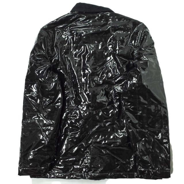 Supreme quilted patent top vinyl work jacket