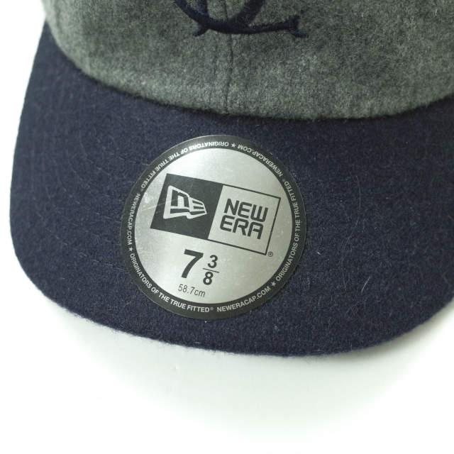 uniform experiment x NEW ERA 別注 ウールベースボールキャップ UE-112089 73/8(58.7cm) GRAY/NAVY ロゴ刺繍 6パネル ツートーン g8217 |  | 02