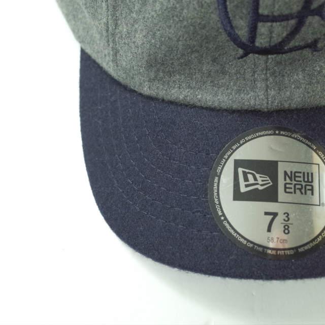 uniform experiment x NEW ERA 別注 ウールベースボールキャップ UE-112089 73/8(58.7cm) GRAY/NAVY ロゴ刺繍 6パネル ツートーン g8217 |  | 03
