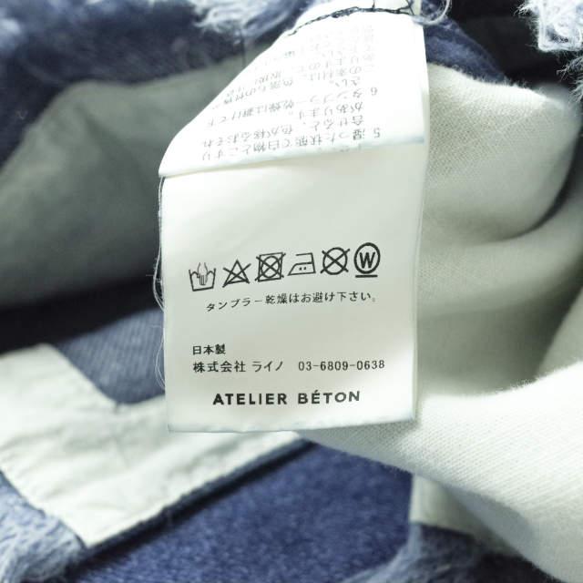 ATELIER BETON アトリエベトン 19SS 日本製 DENIM ANORAK デニムアノラックジャケット 191-09C 4 Indigo プルオーバー パーカー g8246 |  | 07
