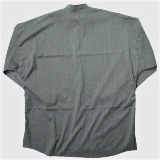 neverlamp ネバーランプ 19AW 日本製 STAND COLLAR SHIRT スタンドカラーシャツ nl-19a-S02 M グレー 長袖 オーバーサイズ トップス g8256 |  | 01