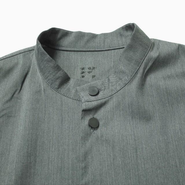 neverlamp ネバーランプ 19AW 日本製 STAND COLLAR SHIRT スタンドカラーシャツ nl-19a-S02 M グレー 長袖 オーバーサイズ トップス g8256 |  | 02