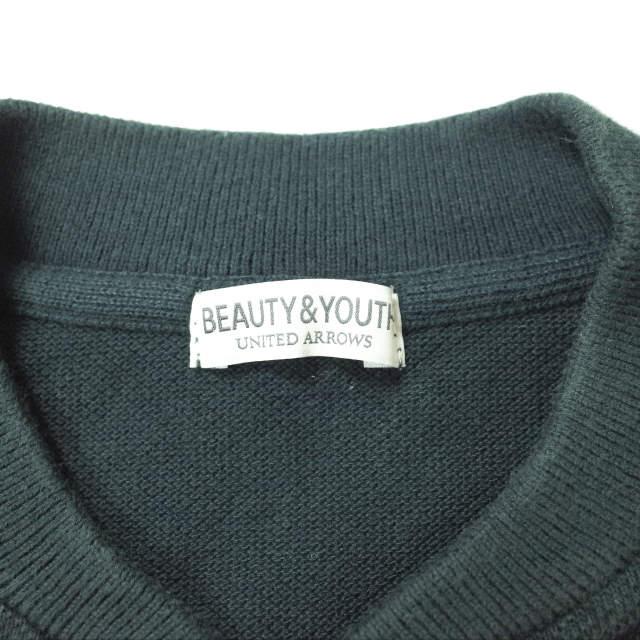 BEAUTY＆YOUTH UNITED ARROWS ビューティーアンドユース カノコリブカラーポロシャツ 1212-105-7841 XL DK.GREEN 長袖 鹿の子 g8295 |  | 02