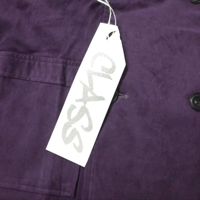 新品 CLASS クラス Gefeller Ultra Suede Double Jacket ウルトラスエードダブルジャケット CBES23UNIA 2 PURPLE ショールカラー g8400 |  | 02