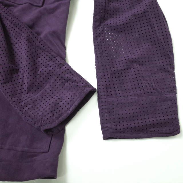 新品 CLASS クラス Gefeller Ultra Suede Double Jacket ウルトラスエードダブルジャケット CBES23UNIA 2 PURPLE ショールカラー g8400 |  | 05