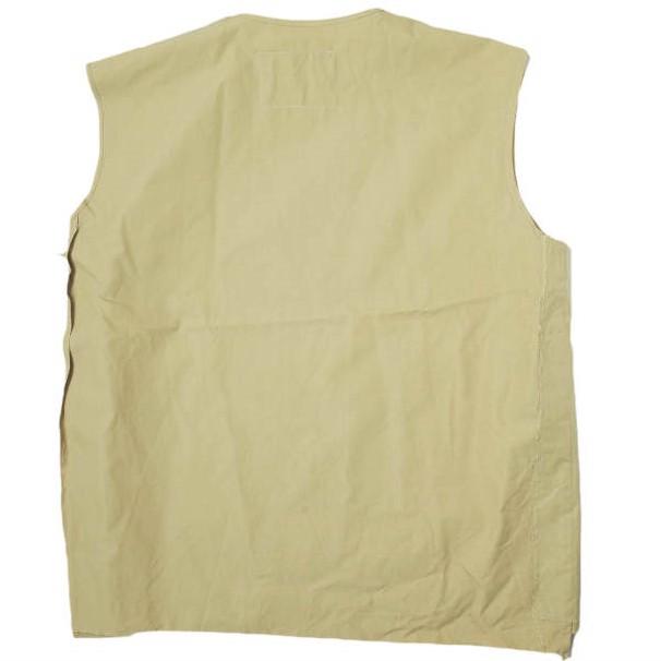 CAMIEL FORTGENS カミエル フォートヘンス TRAINING KIT WATERPROOF COTTON オーバーサイズクルーネックベスト P/N 07.02.02 M BEIGE g8497 |  | 01