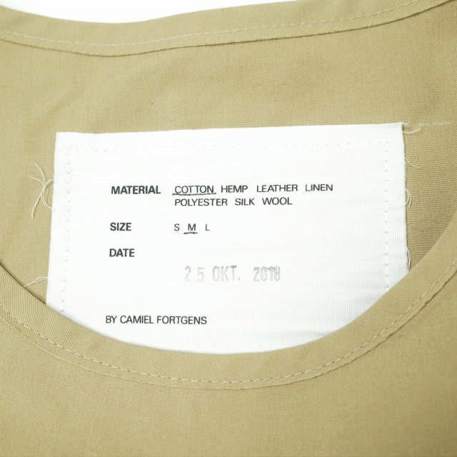 CAMIEL FORTGENS カミエル フォートヘンス TRAINING KIT WATERPROOF COTTON オーバーサイズクルーネックベスト P/N 07.02.02 M BEIGE g8497 |  | 02