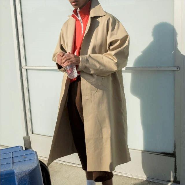CAMIEL FORTGENS カミエル フォートヘンス MACKINTOSH TRENCH COAT マッキントッシュ トレンチコート P/N 06.09.03 M ステンカラー g8503 |  | 09