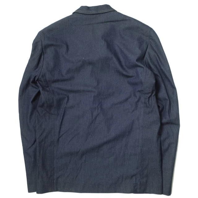 CHRISTOPHE LEMAIRE クリストフルメール ショールカラーダブルジャケット 55331-02220 2 Indigo デニム インディゴ アウター g8519 |  | 01
