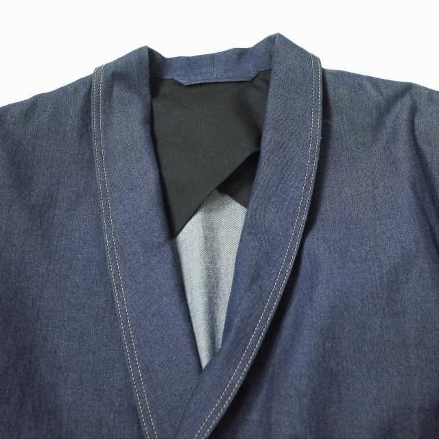 CHRISTOPHE LEMAIRE クリストフルメール ショールカラーダブルジャケット 55331-02220 2 Indigo デニム インディゴ アウター g8519 |  | 02