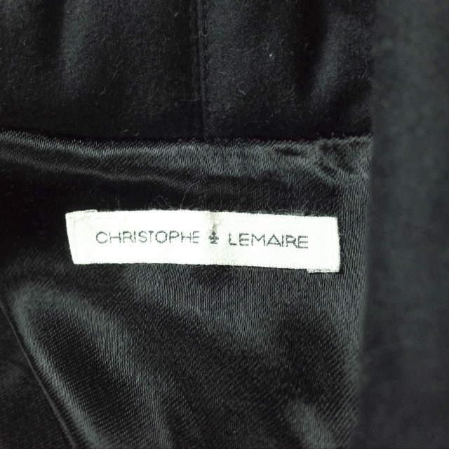 CHRISTOPHE LEMAIRE クリストフルメール ショールカラーロングコート 55241-00820 1 BLACK ウール チェスターコート 中綿入り ガウン g8521 |  | 06