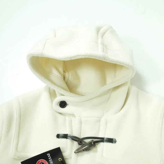 新品 INVERTERE インバーティア NEWTON ABBOT DUFFLE COAT ヘリンボーンウール ダッフルコート 40 WHITE JOSHUA ELLIS ロング g8522 |  | 03