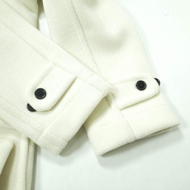 新品 INVERTERE インバーティア NEWTON ABBOT DUFFLE COAT ヘリンボーンウール ダッフルコート 40 WHITE JOSHUA ELLIS ロング g8522 |  | 05