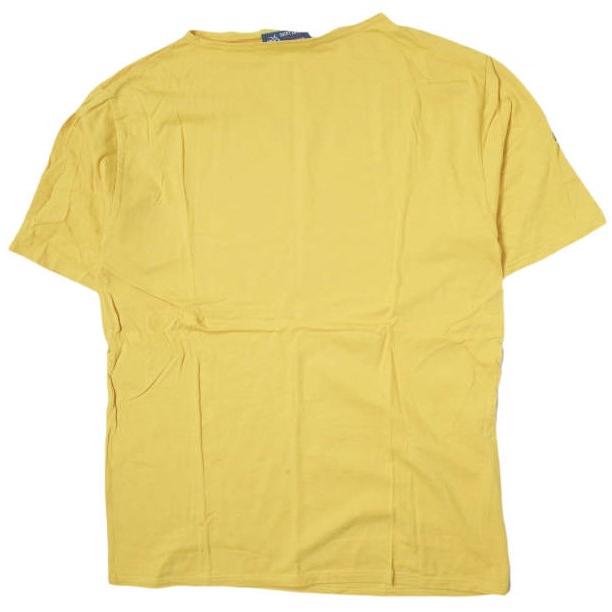 SAINT JAMES セントジェームス フランス製 PIRIAC - SOLID ピリアック ソリッドボートネックTシャツ 6PON(L) イエロー 半袖 トップス g8559 | 