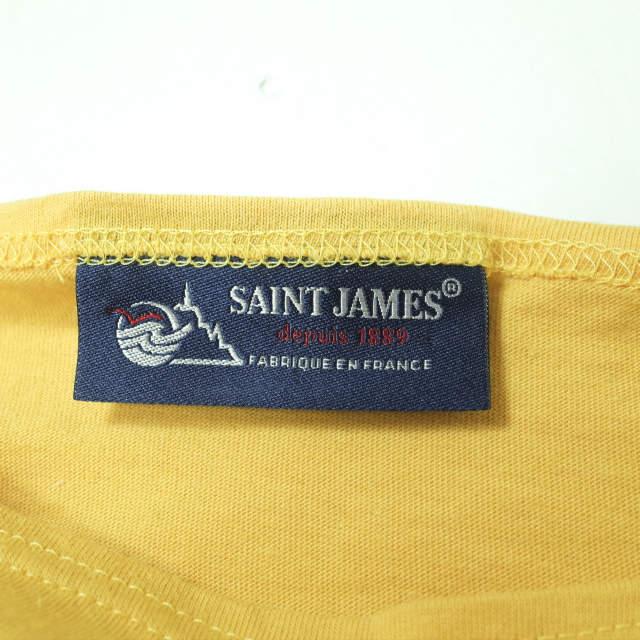SAINT JAMES セントジェームス フランス製 PIRIAC - SOLID ピリアック ソリッドボートネックTシャツ 6PON(L) イエロー 半袖 トップス g8559 |  | 02