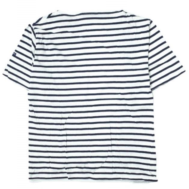 SAINT JAMES セントジェームス フランス製 PIRIAC - BORDER ピリアック ボーダーボートネックTシャツ 6PON(L) ネイビー/ホワイト g8564 |  | 01
