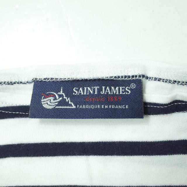 SAINT JAMES セントジェームス フランス製 PIRIAC - BORDER ピリアック ボーダーボートネックTシャツ 6PON(L) ネイビー/ホワイト g8564 |  | 02