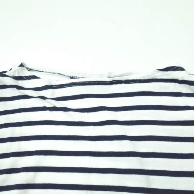 SAINT JAMES セントジェームス フランス製 PIRIAC - BORDER ピリアック ボーダーボートネックTシャツ 6PON(L) ネイビー/ホワイト g8564 |  | 03