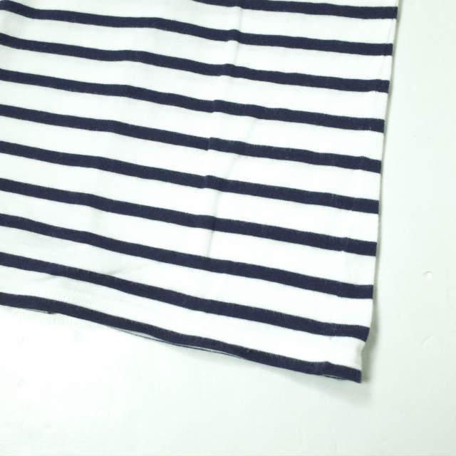 SAINT JAMES セントジェームス フランス製 PIRIAC - BORDER ピリアック ボーダーボートネックTシャツ 6PON(L) ネイビー/ホワイト g8564 |  | 05