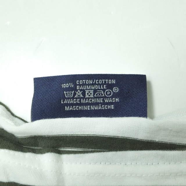 SAINT JAMES セントジェームス フランス製 PIRIAC - BORDER ピリアック ボーダーボートネックTシャツ 6PON(L) オリーブ/ホワイト g8565 |  | 06