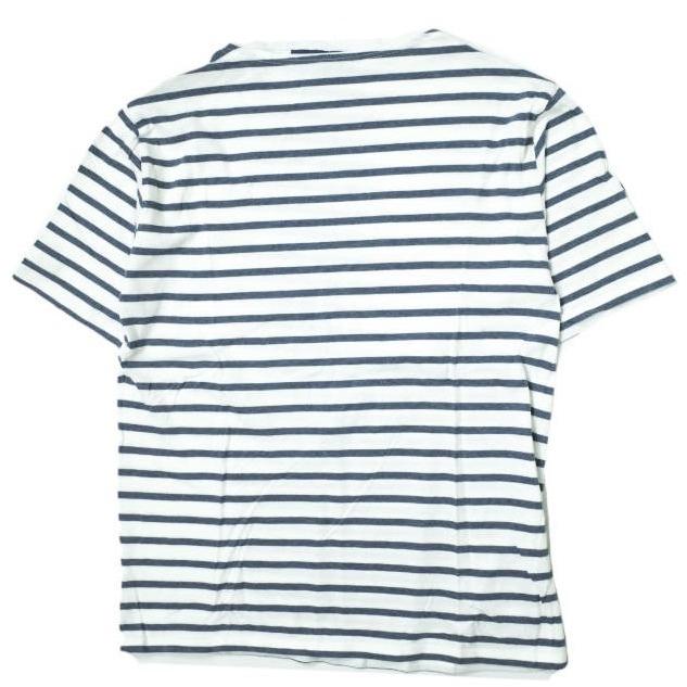 SAINT JAMES セントジェームス フランス製 PIRIAC - BORDER ピリアック ボーダーボートネックTシャツ 6PON(L) ブルー/ホワイト 半袖 g8566 | 