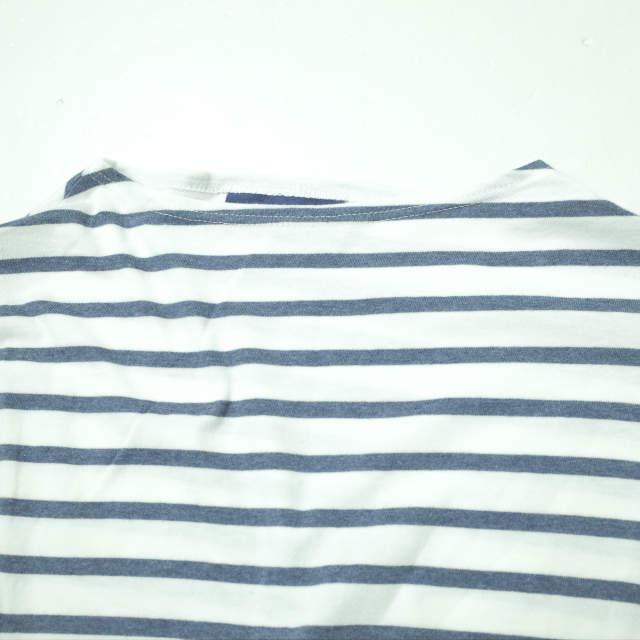 SAINT JAMES セントジェームス フランス製 PIRIAC - BORDER ピリアック ボーダーボートネックTシャツ 6PON(L) ブルー/ホワイト 半袖 g8566 |  | 03