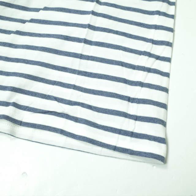 SAINT JAMES セントジェームス フランス製 PIRIAC - BORDER ピリアック ボーダーボートネックTシャツ 6PON(L) ブルー/ホワイト 半袖 g8566 |  | 05