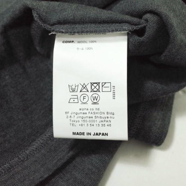 Graphpaper グラフペーパー Washable Wool Crew Neck Big Tee Graphpaper グラフペーパー Washable Wool Crew Neck Big Tee